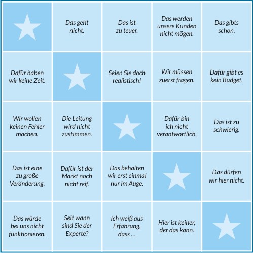 killerphrasen bingo