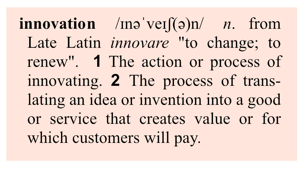was ist innovation definition