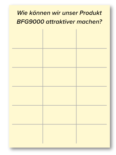 6-3-5 methode vordruck